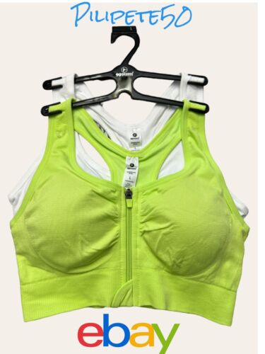 90 Degree By Reflex High Performance~ Full Support Sport  Bra Set-Two L MSRP$58