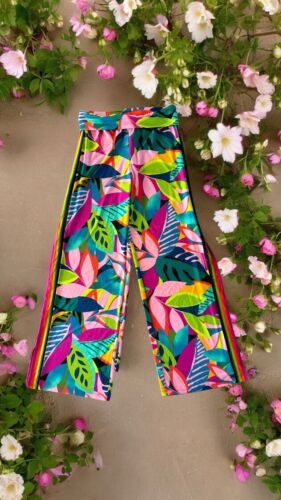 TRINA TURK~FLORAL MULTICOLOR~COVER UP PANTS~ALL SIZES~GREAT FIT~NWT ALL OCCASION