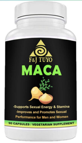 MACA ROOT 100% NATURAL ANDES Ancient Herbal For Sexual Energy & Stamina 90 Caps.