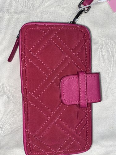 Vera Bradley RFID Smartphone Wristlet In Passion Pink MSRP $68