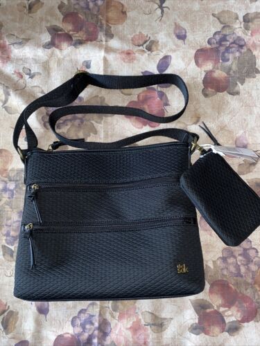 THE SAK OLVERA STYLE BLACK DI NEO Crossbody Bag Retails $88 NEW