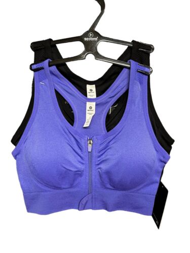 90 Degree By Reflex High Performance~ Full Support Sport  Bra Set-Two L MSRP$58