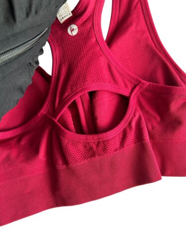 90 Degree By Reflex High Perform. Full Support Sport  Bra Set-Two Large MSRP$58