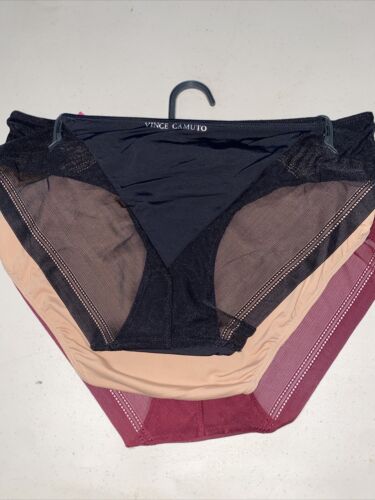 Vince Camuto Women's No Show Seamless Bikini Panty  3 Pack Underwear ALL SIZES