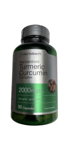 Turmeric Curcumin Complex 2000mg  HORBAACH 90 Capsules With Black Pepper