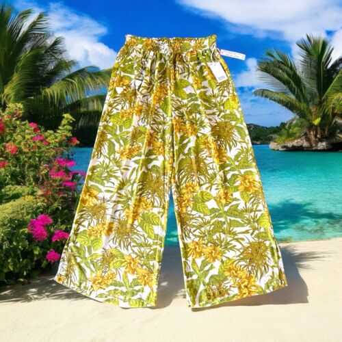 "Rose + Olive" Women’s Floral~ Multicolored Harem Pants~Size L~ NWT