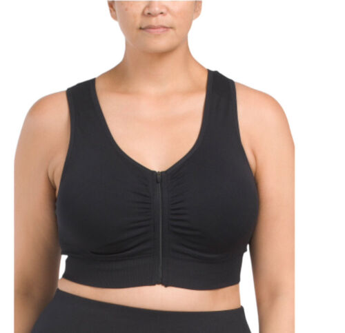 90 Degree By Reflex High Perform Full Support Sport  Bra Plus Size~2X~REAR FIND!