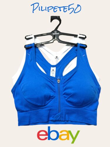 90 Degree By Reflex High Perform. Full Support Sport  Bra Set-Two L MSRP$58