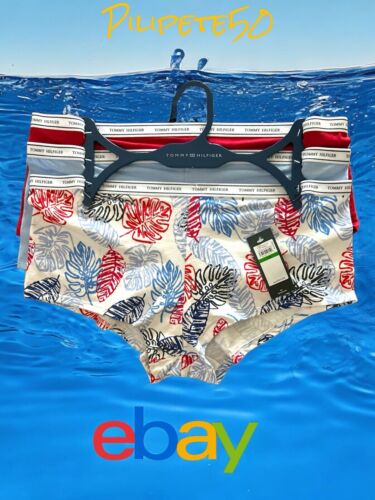 Tommy Hilfiger 3pcs~Cotton Briefs Logo Boy-shorts Sz. L~Multicolor~GREAT FIT!