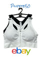 90 Degree By Reflex High Perform~Full Support Sport Bra 2 Set~Black&White~Large