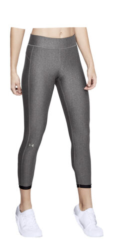 Under Armour Women’s HeatGear Leggings Heather Gray Extra Large New