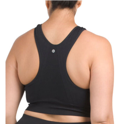 90 Degree By Reflex High Perform Full Support Sport  Bra Plus Size~1X~REAR FIND!