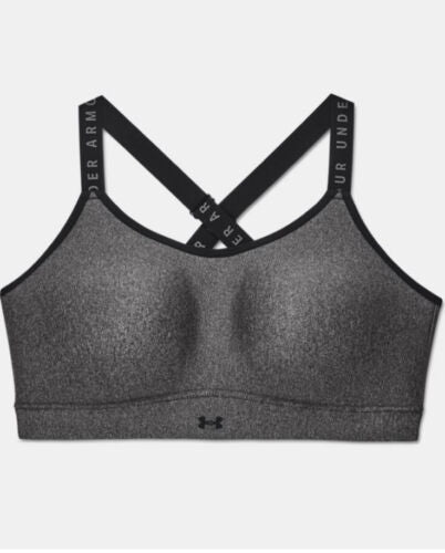 Under Armour Women's UA Infinity Medium  Heather Sports Bra 1354315 Size 1X