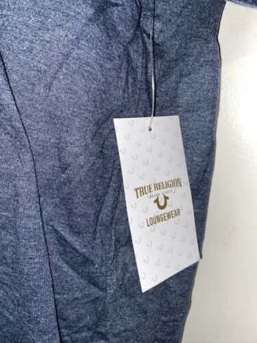 True Religion Tee Shirt Lounge Ware Dark Blue with True Religion Logo