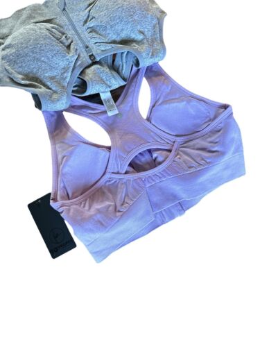 90 Degree By Reflex High Performance~Full Support Sport  Bra Set-Two L~MSRP$58