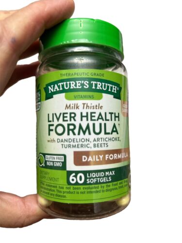 Natures Truth Liver Health Formula Dandelion Artichoke Turmeric Beets 60 Liquid