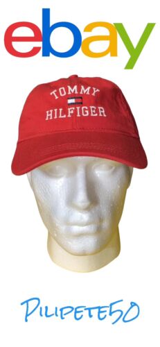 TOMMY HILFIGER CAP RED ADJUSTABLE ONE SIZE FITS MOST NICE!!!