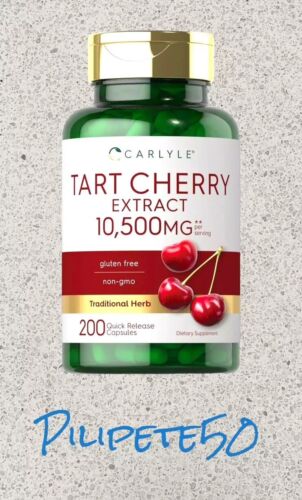 CARLYLE Tart Cherry 10,500 mg ~Gout Control~FACTORY SEALED~Exp. 04/27~Non GMO