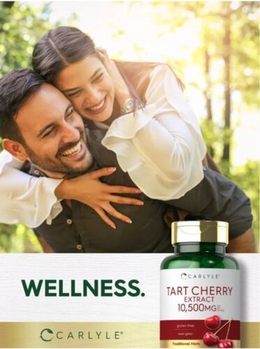 CARLYLE Tart Cherry 10,500 mg ~Gout Control~FACTORY SEALED~Exp. 04/27~Non GMO