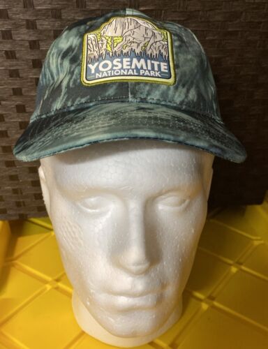 Yosemite National Park Foundation Tie Dye  Green  Cap Adjustable Comfortable