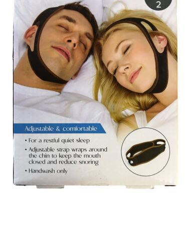 Trend Vision Copper Anti-Snore Strap~ Adjustable & Comfortable~ Unisex Set of 2