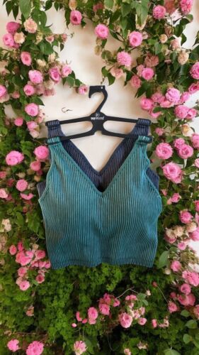 90 Degree By Reflex~MEDIUM BRAS  Green/Black~ Alamo Bra~GREAT FIT!