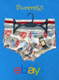 Tommy Hilfiger 3pcs~Cotton Briefs Logo Boy-shorts Sz. L~Multicolor~GREAT FIT!