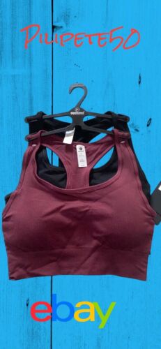 90 Degree By Reflex High Perform. Full Support Sport  Bra Set-Two XL MSRP$58