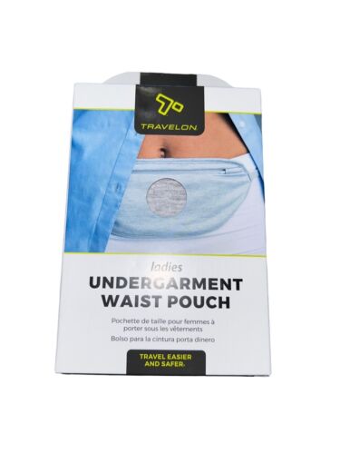 Travelon Ladies Undergarment Waist Pouch Cotton Blend Hide Valuables NEW