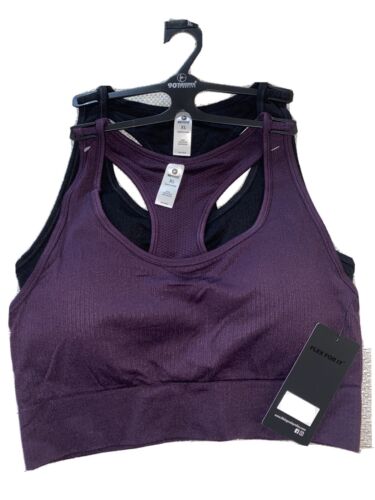 90 Degree By Reflex High Perform. Full Support Sport  Bra Set-Two XLarge MSRP$58