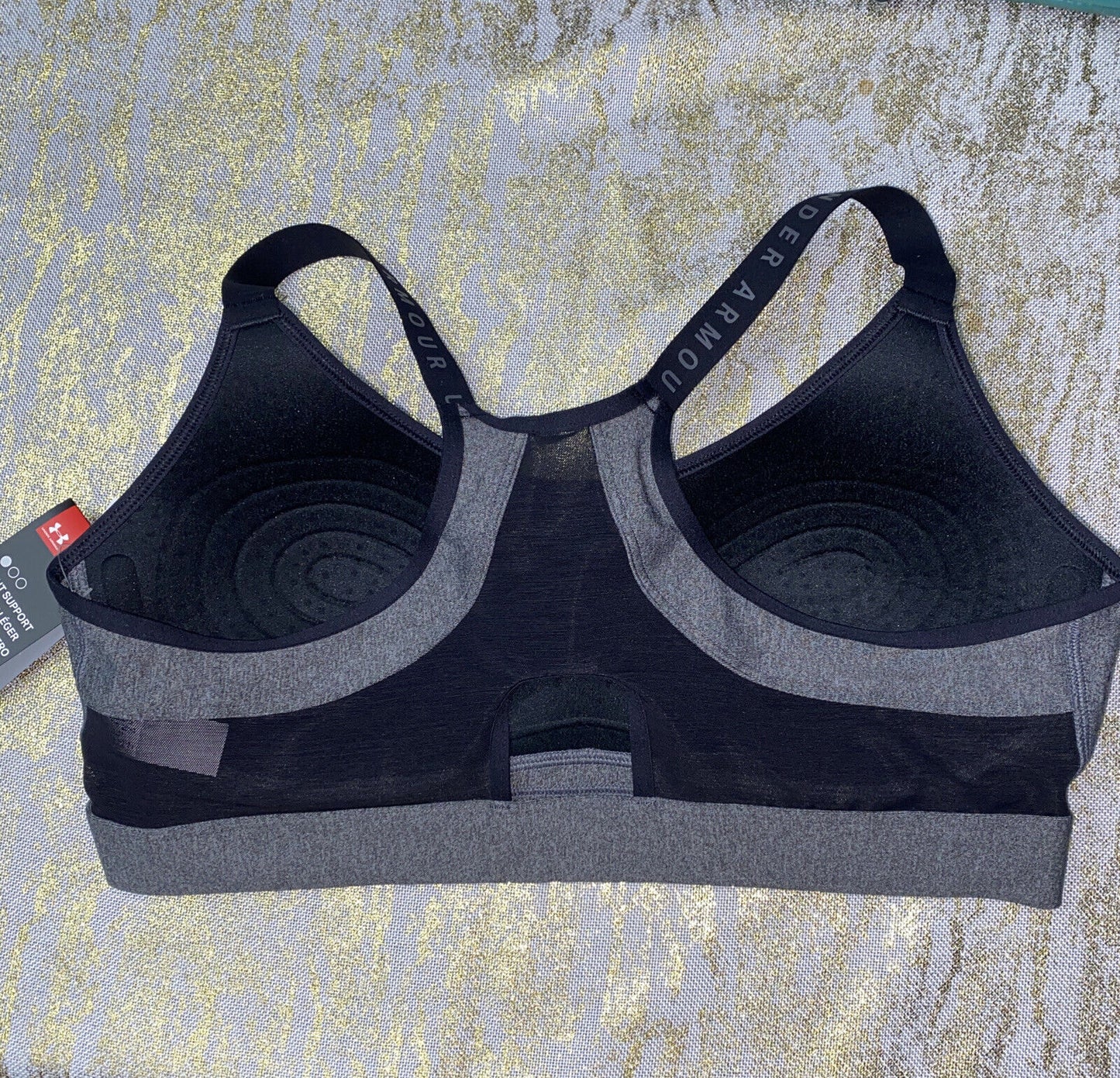 Under Armour WOMEN UA Infinity Sports Bra XSMALL Light Support Molded Cups CUTE!